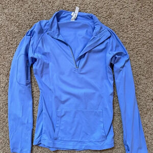 Blue Quarter Zip Jacket